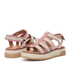 Lucky Brand Emliey Platform Sandal Strappy Pink New Size 9M